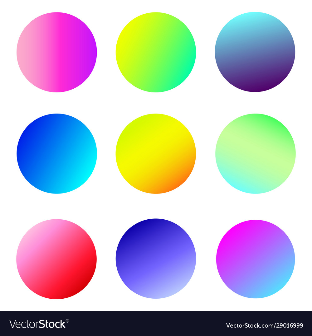 Gradient sphere button