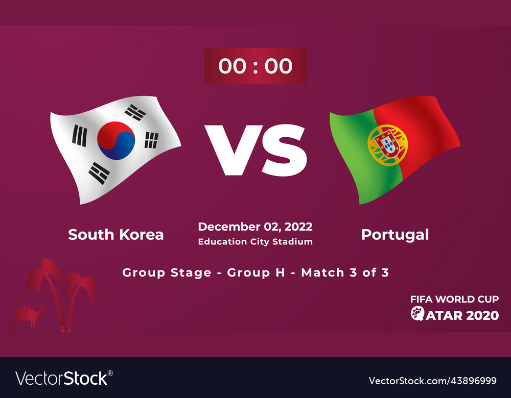 Portugal Vs Uruguay Scoreboard Broadcast Template For Sport Soccer