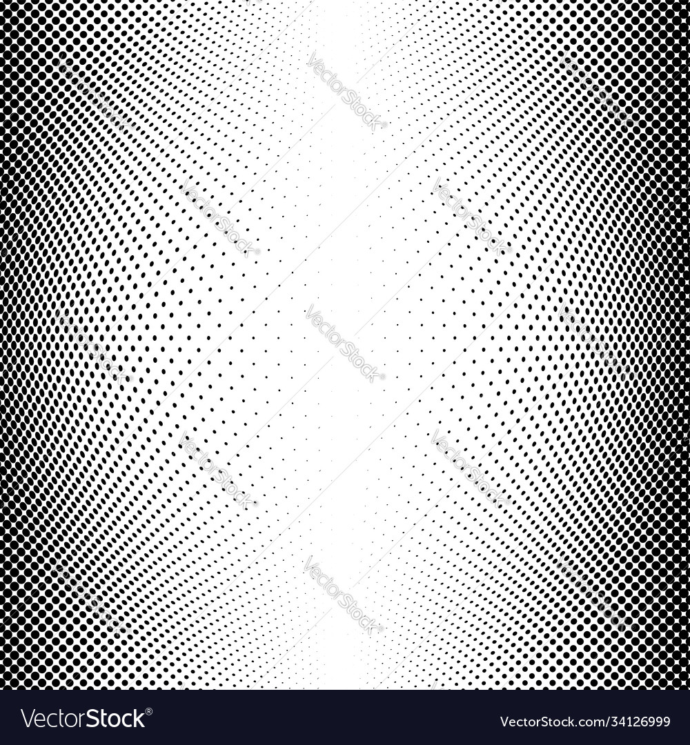 Spherical distortion halftone dots element orb Vector Image Spherical distortion halftone dots element orb
