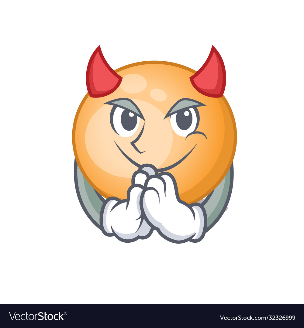 Staphylocuccus aureus dressed as devil cartoon Vector Image Staphylocuccus aureus dressed as devil cartoon
