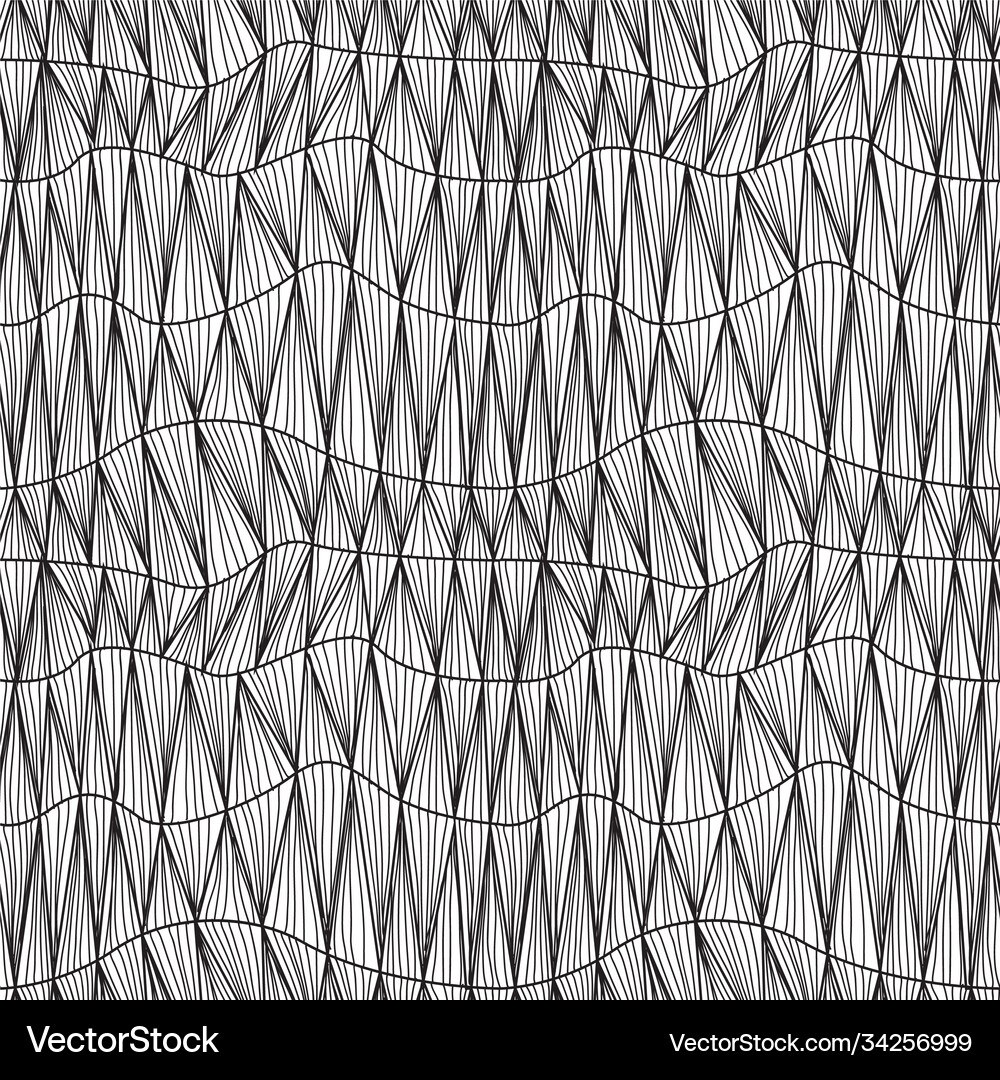 Wave seamless pattern Royalty Free Vector Image