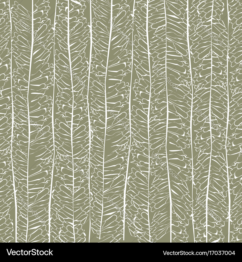 Background withpattern with abstract feathers Vector Image