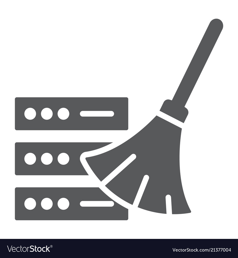 Datenbank Reinigung Icon - Datenoptimierung