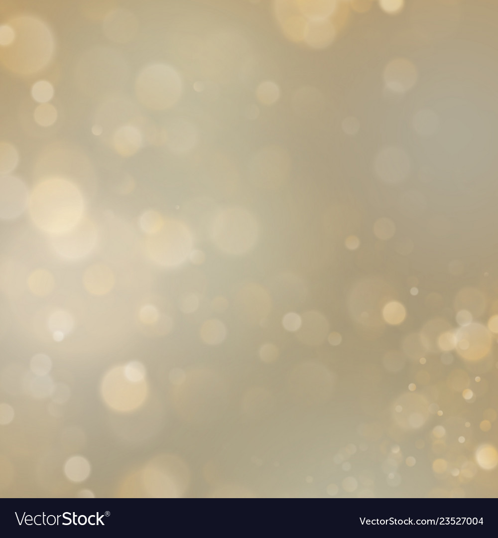 Gold abstract background with bokeh defocused vector image Gold abstract background with bokeh defocused