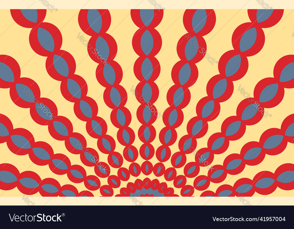 Retro seamless pattern with circles