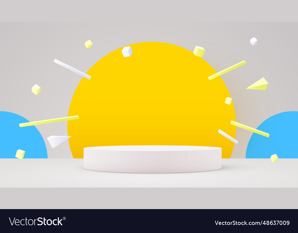 Abstract scene background product presentation vector image Abstract scene background product presentation