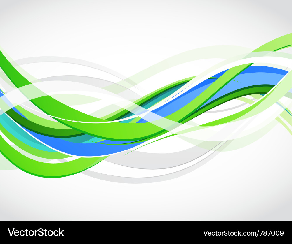 Color Waves Vector Background