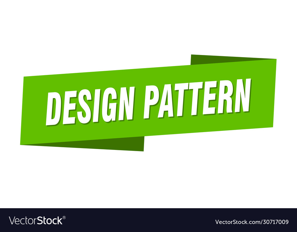 Design pattern banner template