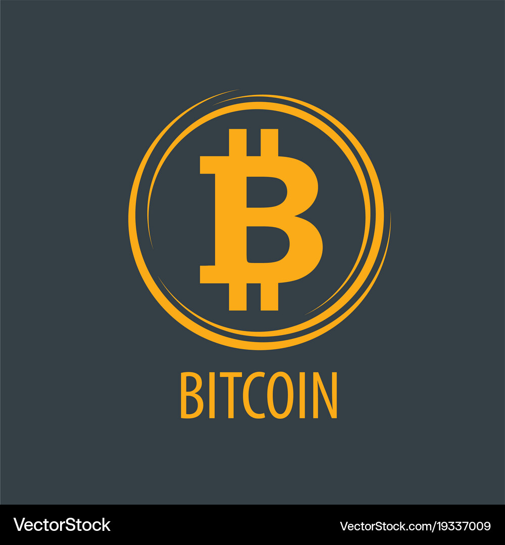 Icon bitcoin Royalty Free Vector Image - VectorStock