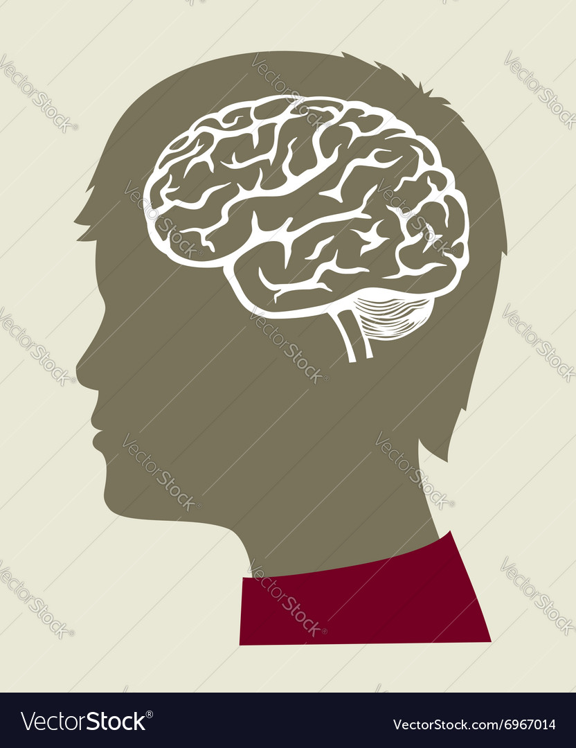 Black brain icon Royalty Free Vector Image - VectorStock