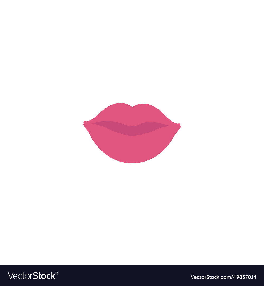 Cartoon mouth beautiful woman Royalty Free Vector Image