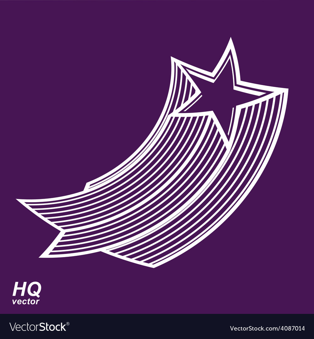Celestial object pentagonal comet star gra