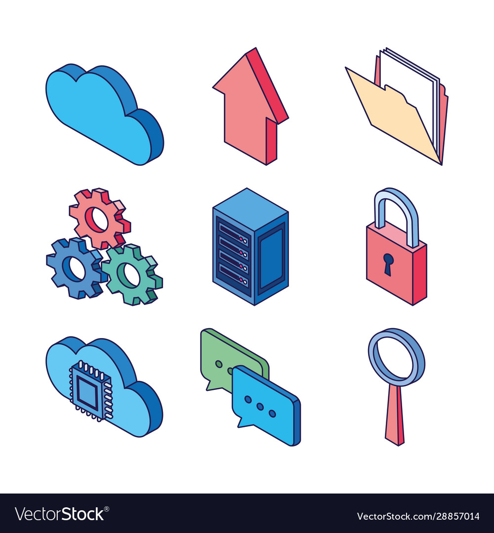 Cloud computing gears magnifier folder circuit