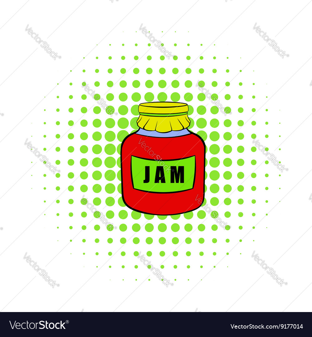 Jam icon pop-art style