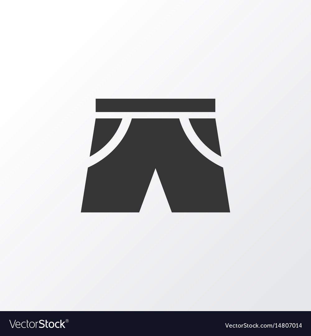 Shorts icon symbol premium quality isolated Vector Image