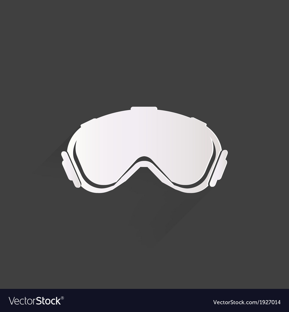 Ski goggles icon Royalty Free Vector Image - VectorStock