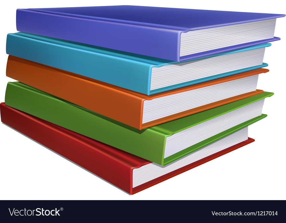  Stack  books  Royalty Free Vector  Image VectorStock