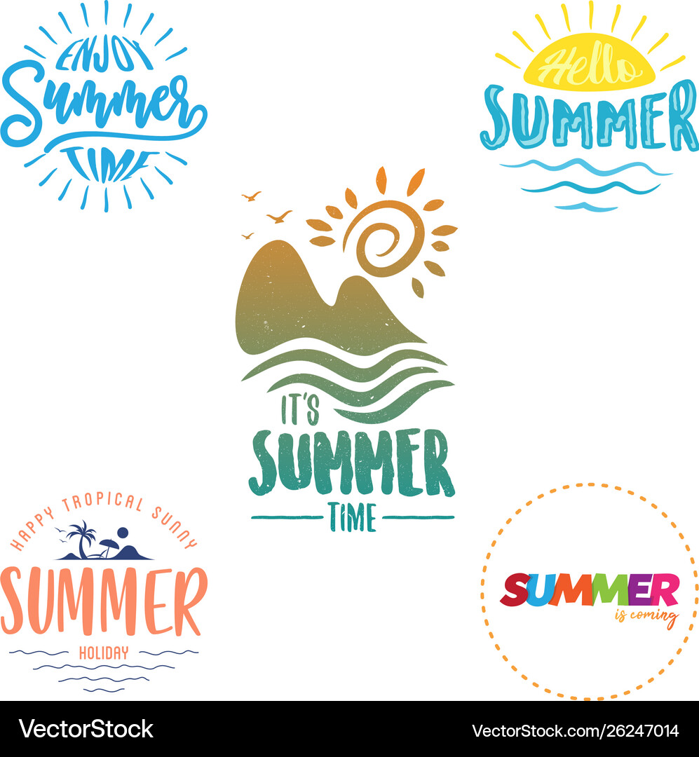 Summer Royalty Free Vector Image - VectorStock