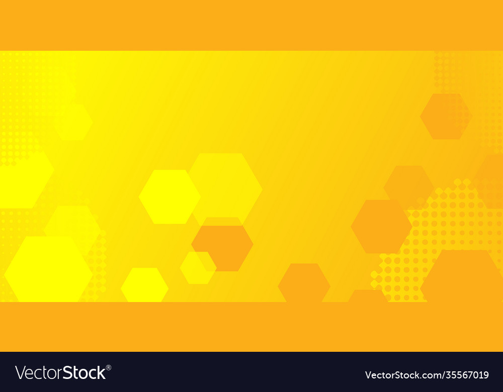 Abstract hexagon and halftone background design