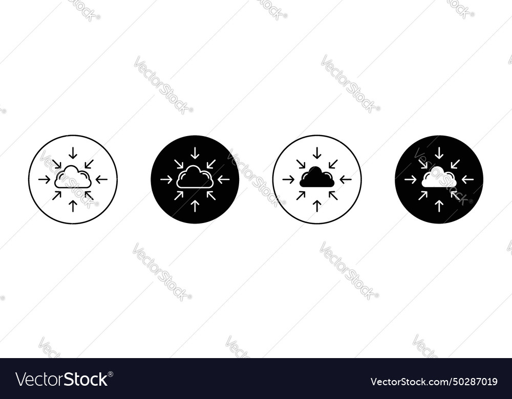 Data aggregation icon