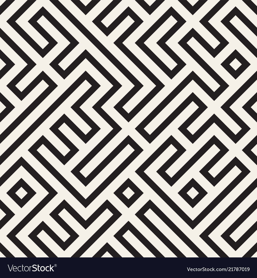 Irregular maze line lattice abstract geometric