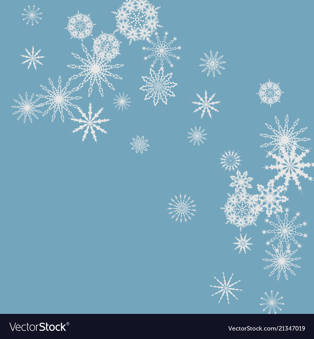 New Year Blue Background Royalty Free Vector Image