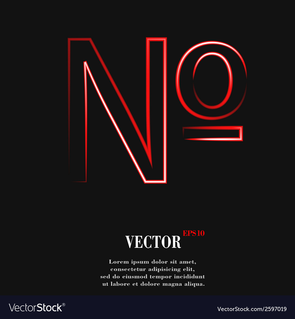 Number flat modern web button and space for your