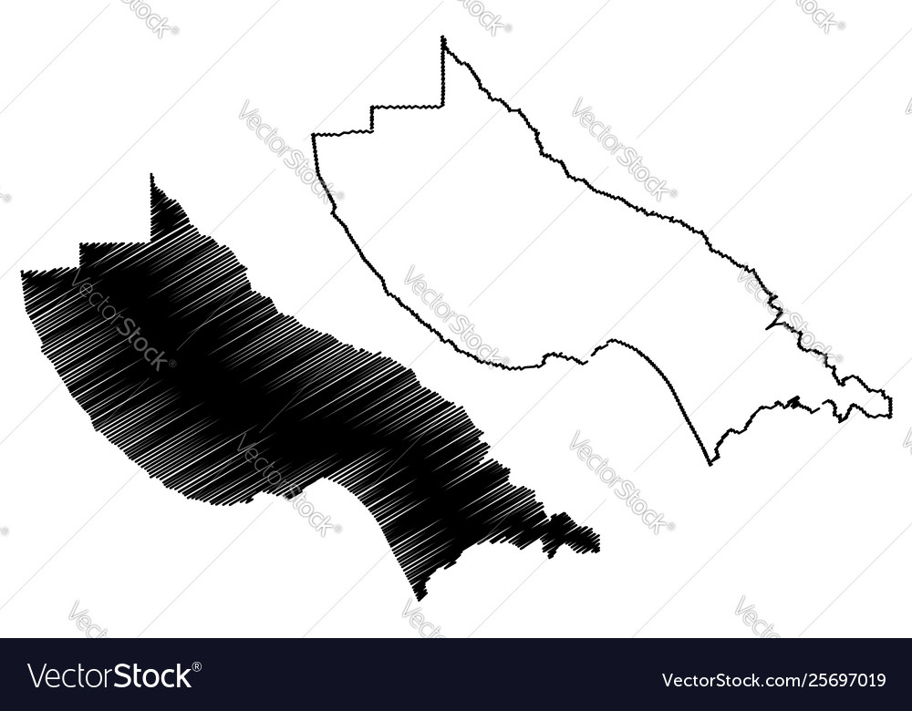 Santa cruz county california map