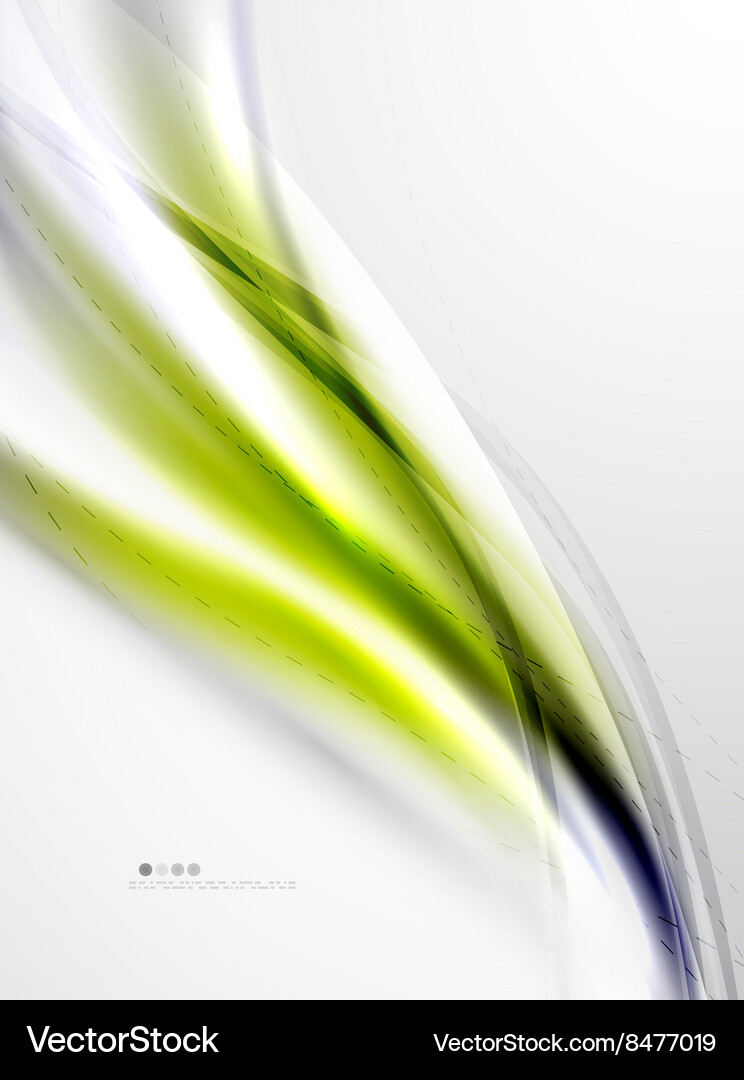 Yellow wave abstract background Royalty Free Vector Image