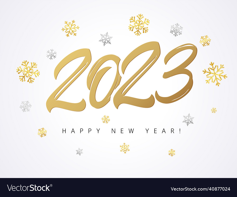 Happy new year 2022 golden logo text design