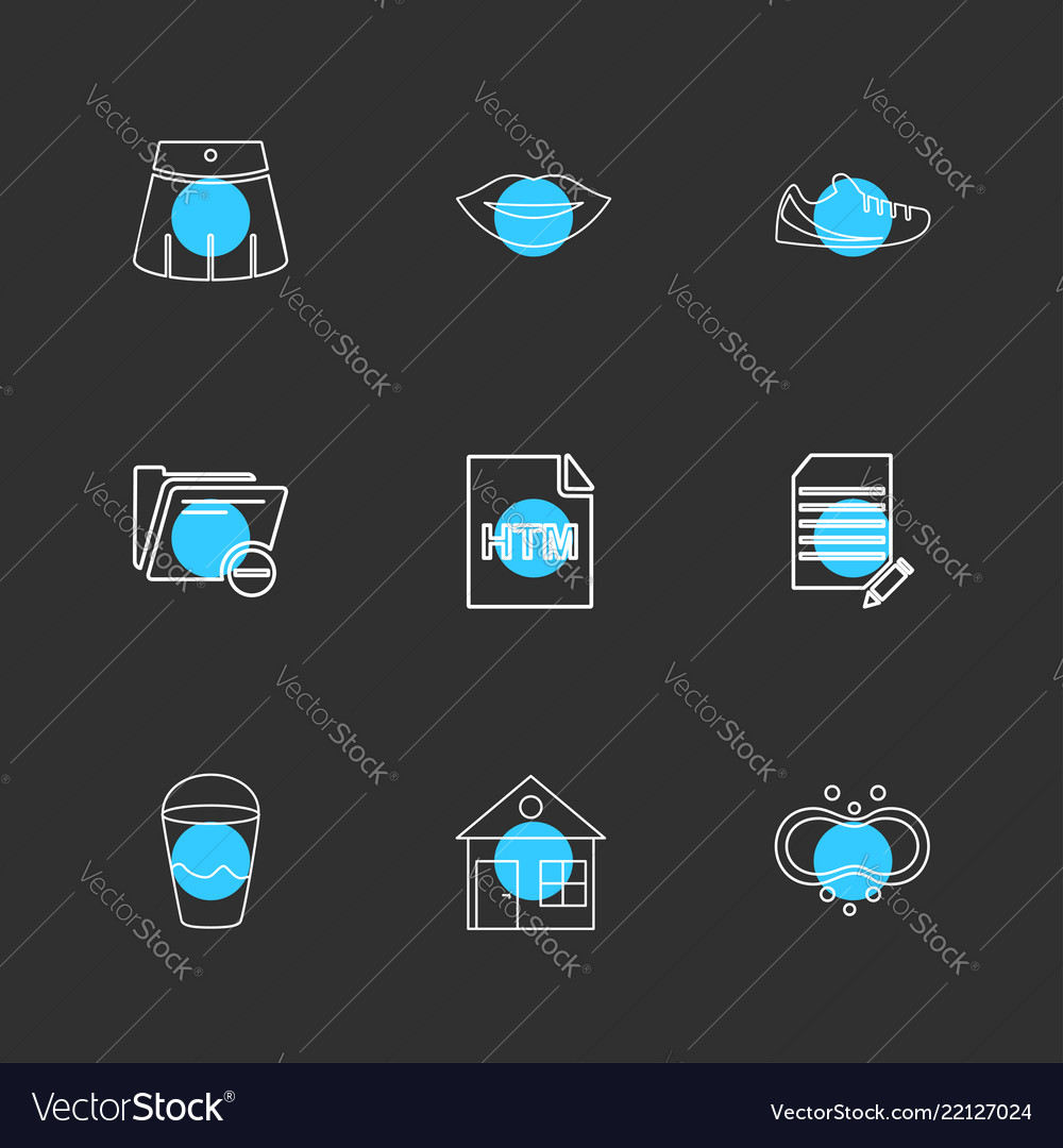 Html glass lips folder files file type