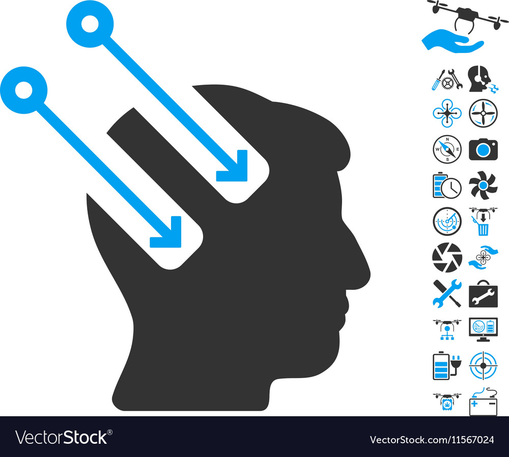 Neural interface icon with copter tools bonus