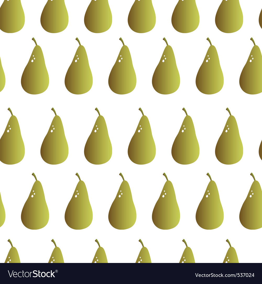 Pear repeatable seamless pattern