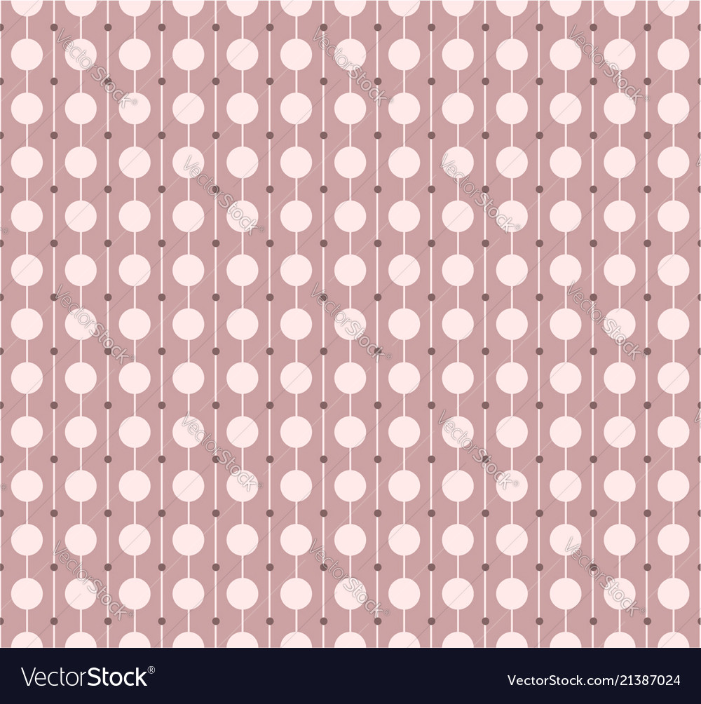 Pink dots seamless pattern