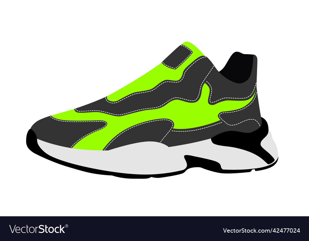 Sports summer sneakerssneakers logo Royalty Free Vector