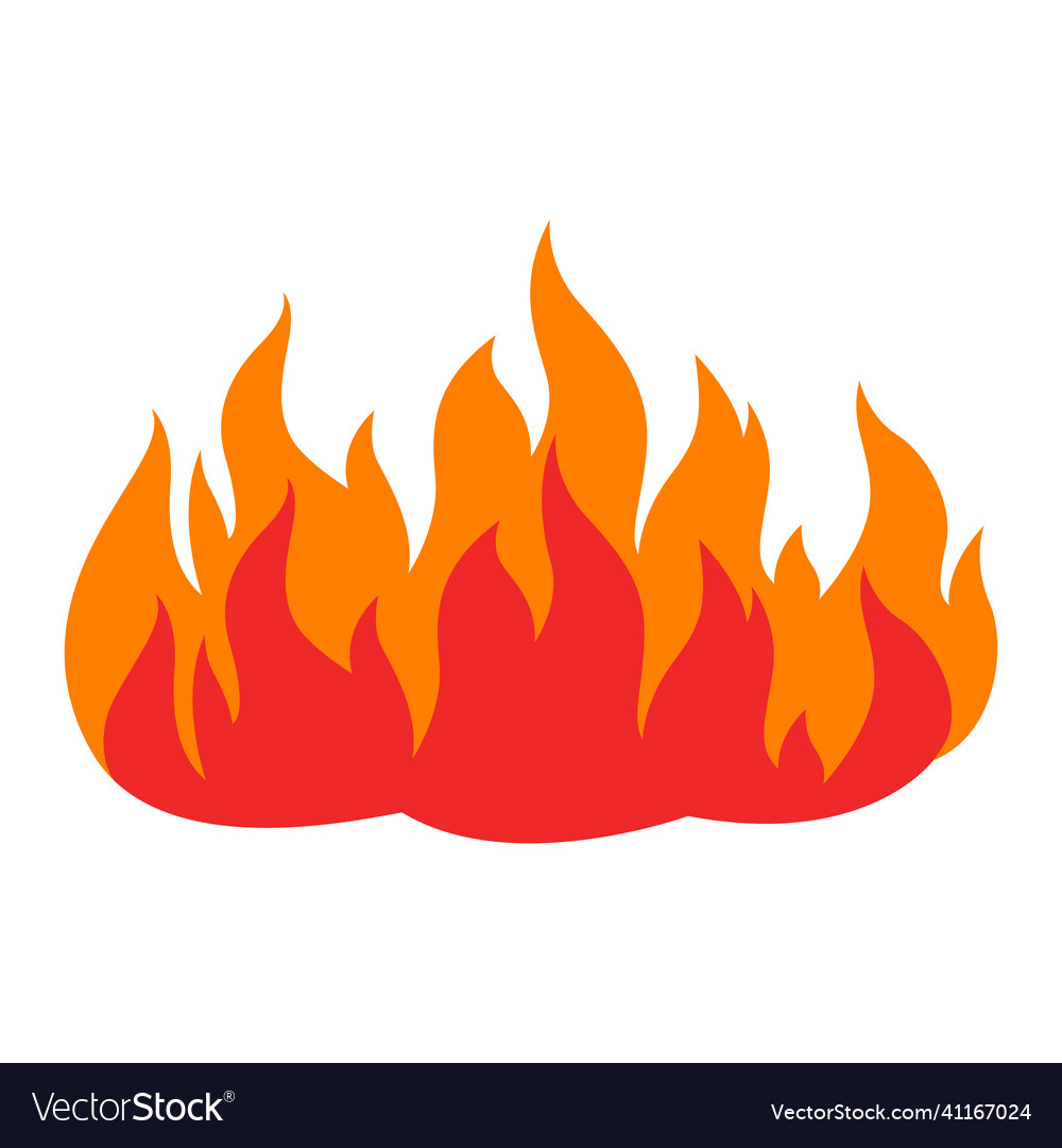 Stylized of fire image for design Royalty Free Vector Image