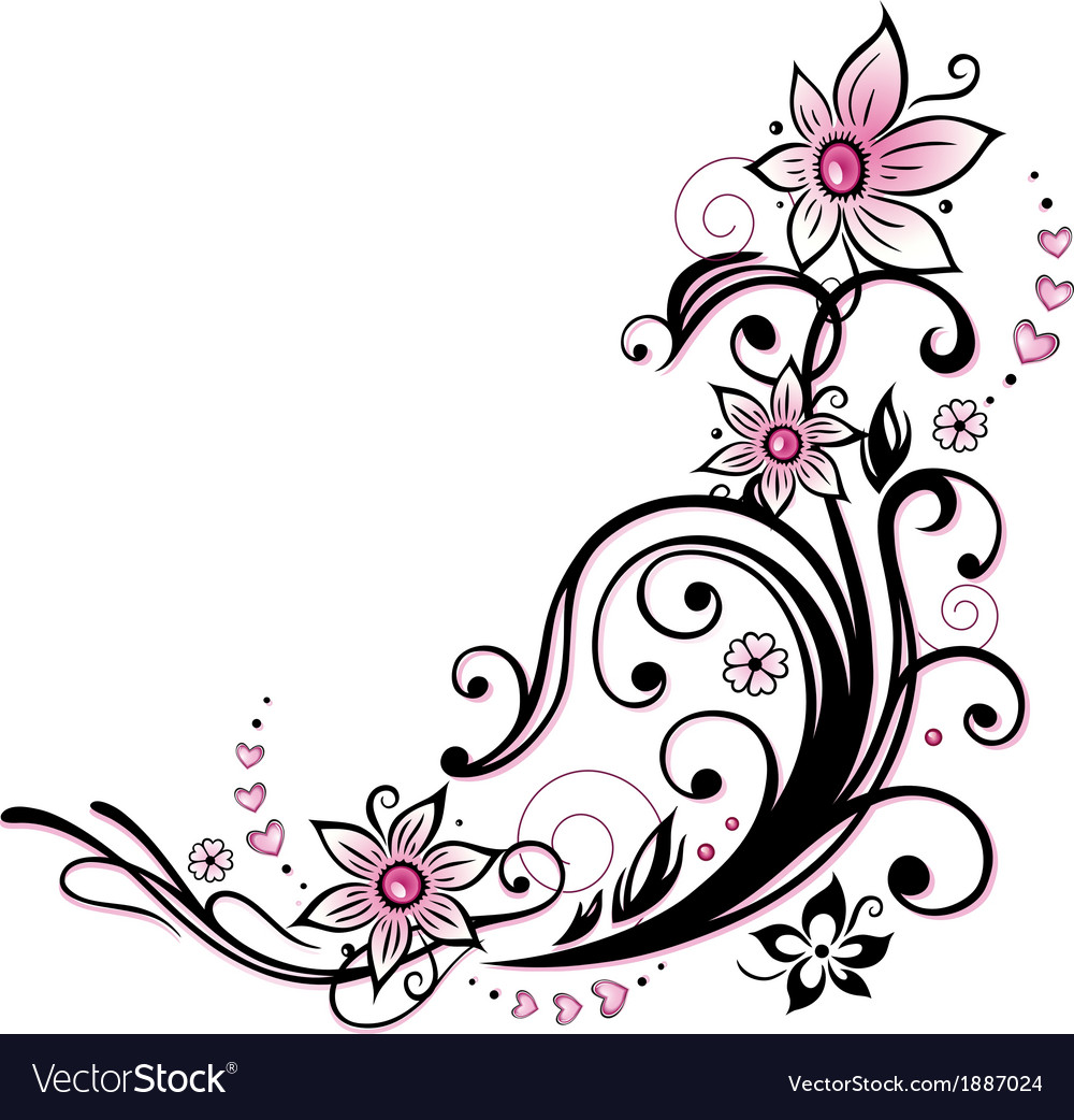 Summer time flowers Royalty Free Vector Image - VectorStock