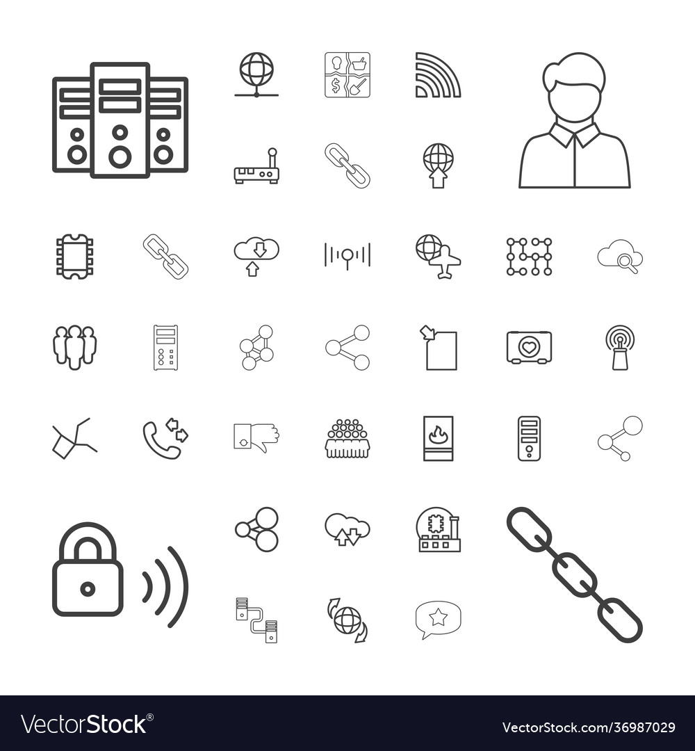 37 network icons