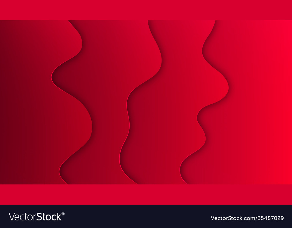 Abstract paper cut background with relief layers