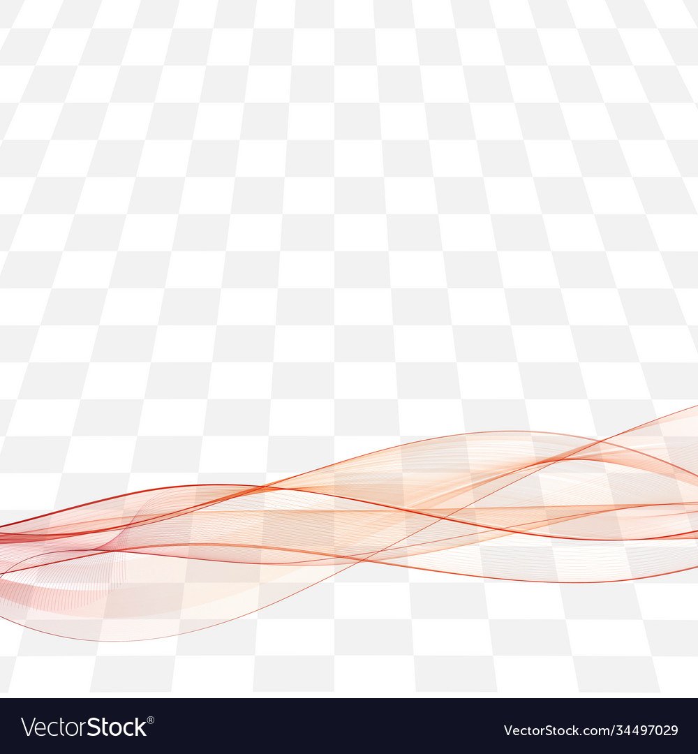 Abstract smooth color wave curve flow red vector image Abstract smooth color wave curve flow red