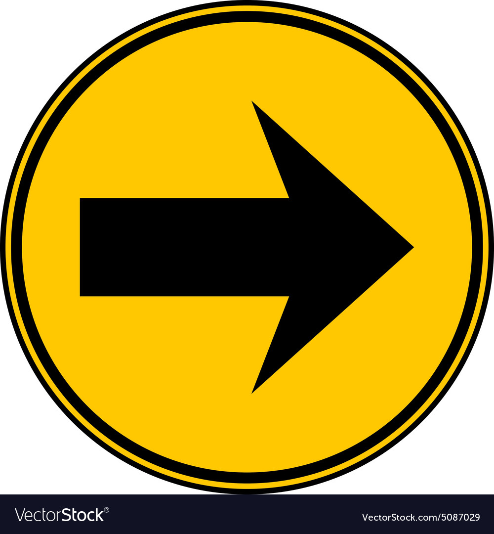 Arrow sign button