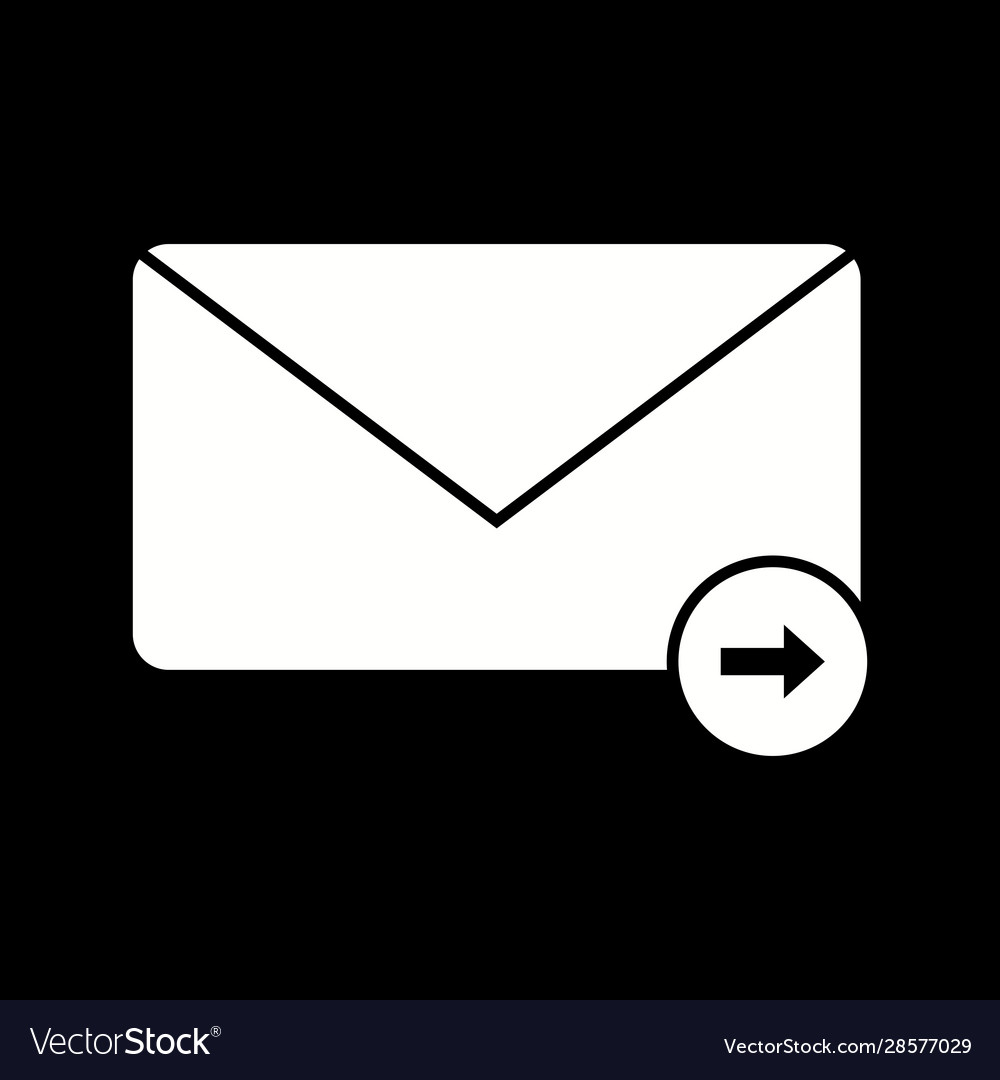Beautiful sending message glyph icon