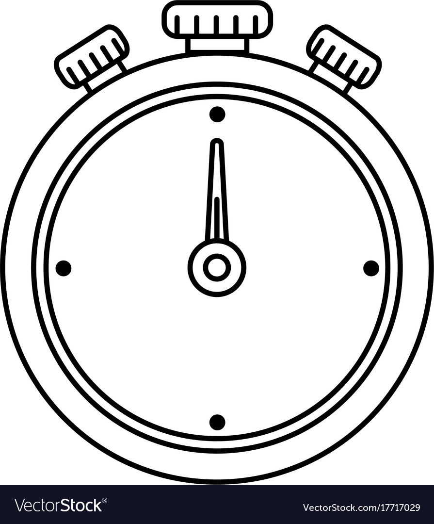 Chronometer timer isolated icon