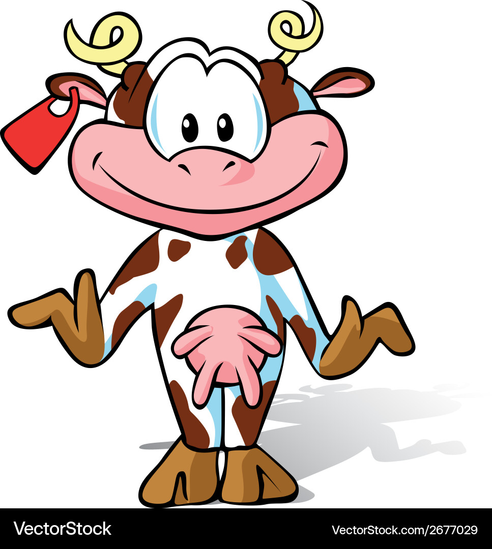 Cow Royalty Free Vector Image - VectorStock