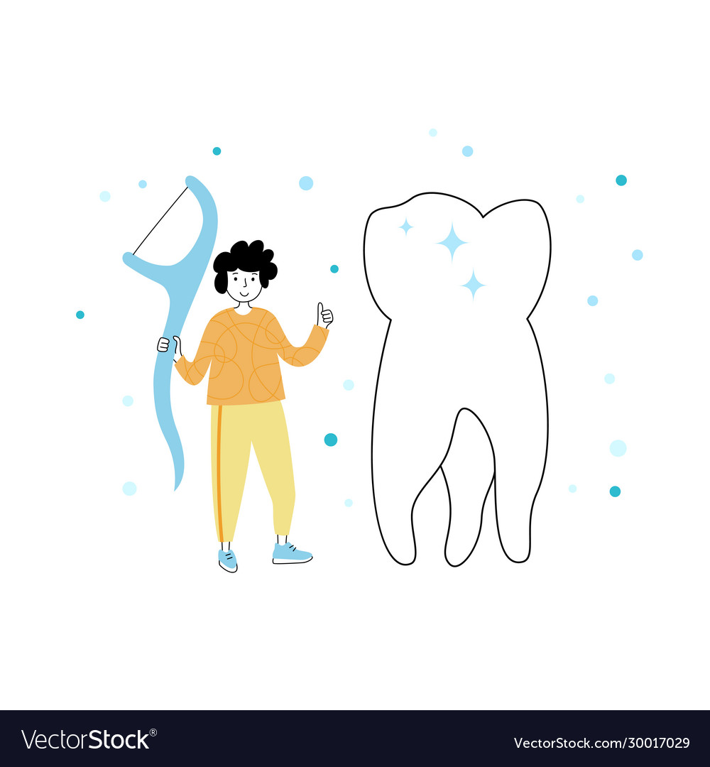 Isolated tooth Royalty Free Vector Image - VectorStock