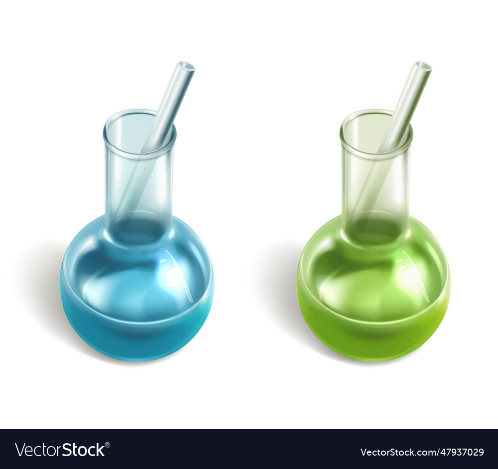 Laboratory flasks icon Vector Image Laboratory flasks icon