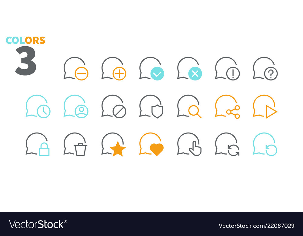 Messages ui pixel perfect well-crafted thin vector image Messages ui pixel perfect well-crafted thin