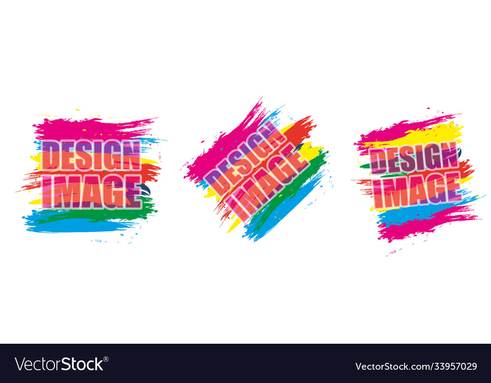 Moderner Rahmen für textdynamisches buntes Design Vector Image Moderner Rahmen für textdynamisches buntes Design