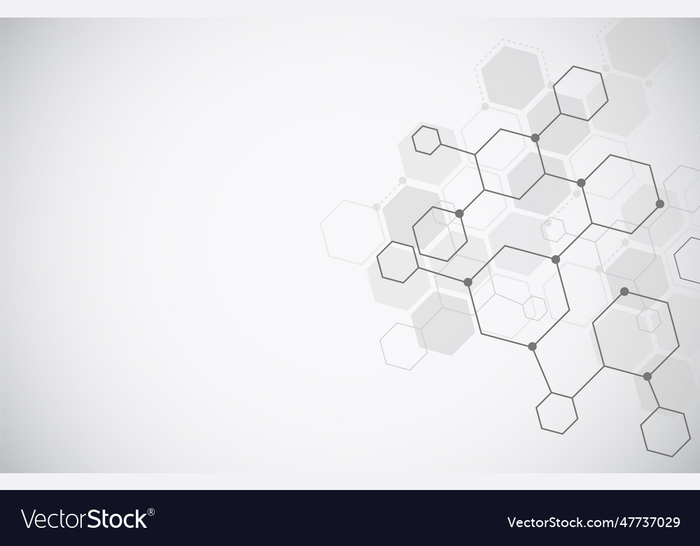 Molecule structure abstract tech background