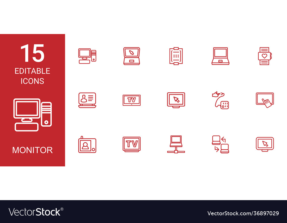 Monitor icons
